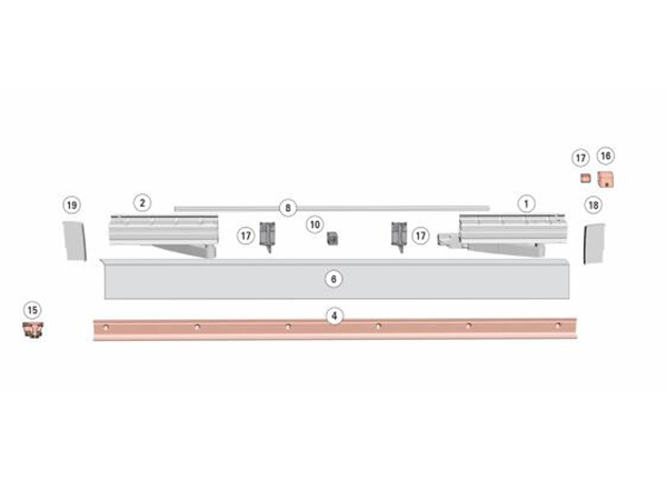 Bottom hanging sliding sliding door