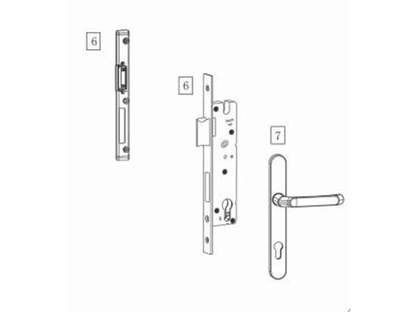 Stainless steel folding door