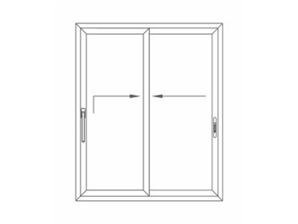 Lift sliding door - concealed installation